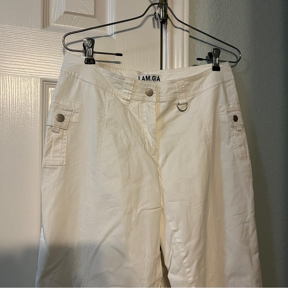 I.AM.GIA White Cargo Pants